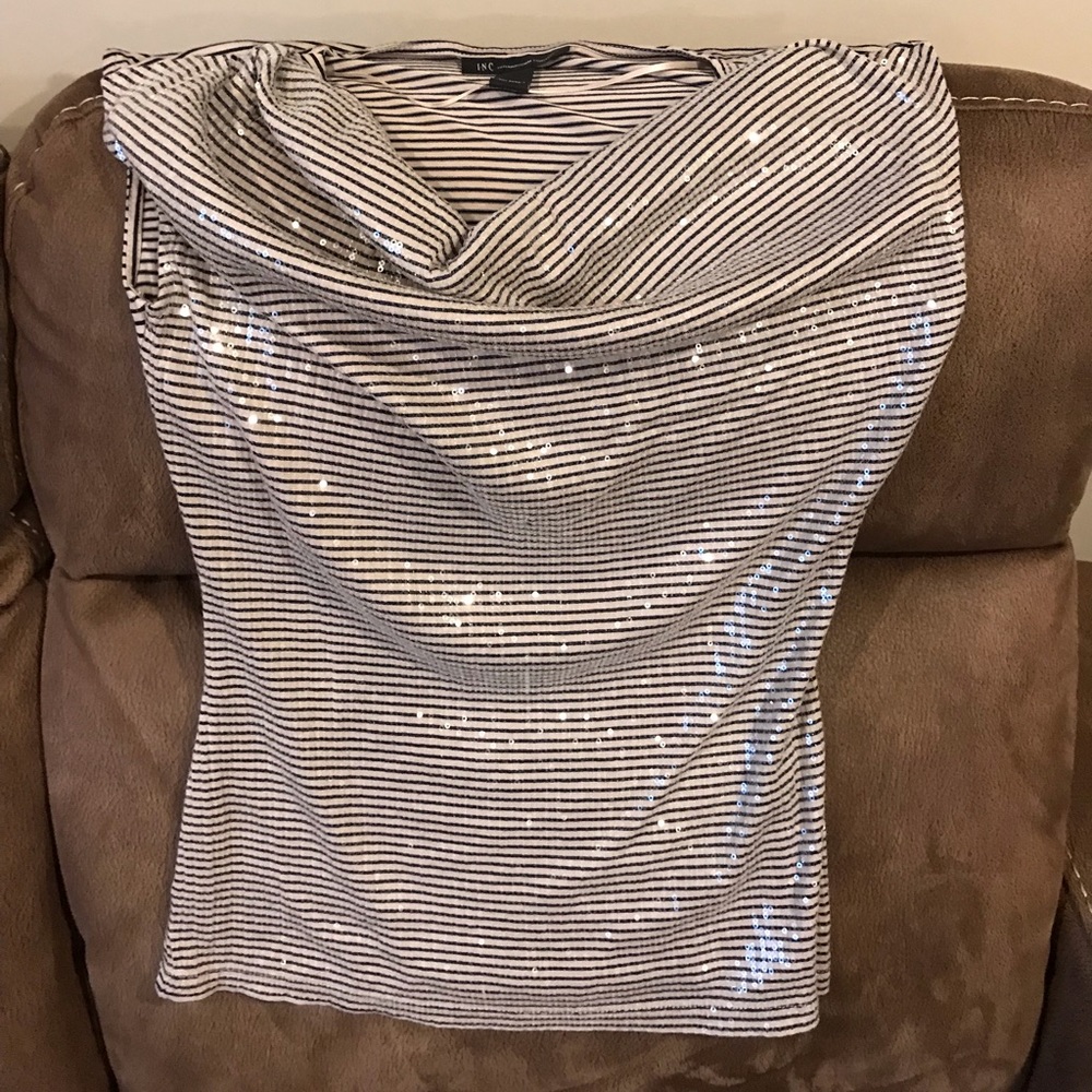INC sequin tank top
